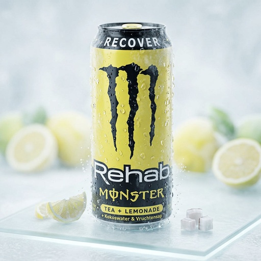 [D0104033] MONSTER ENERGY REHAB TEA LEMONADE 12 x 50CL