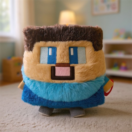 [00020993] TY BEANIE BOUNCERS MINECRAFT STEVE 9CM