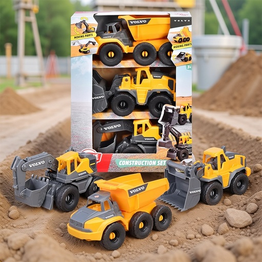 [00050506] DICKIE TOYS VOLVO CONSTRUCTION SET