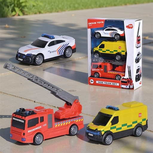 [00050507] DICKIE TOYS BELGIAN S.O.S. TEAM SET