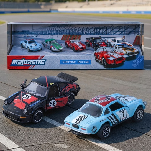 [00050512] MAJORETTE VINTAGE RACING GIFTPACK 5pcs