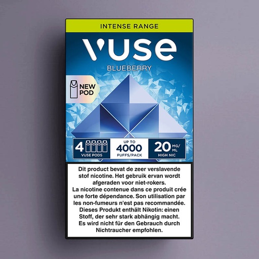 [00002285] VUSE INTENSE BLUEBERRY 4-POD 20MG /5