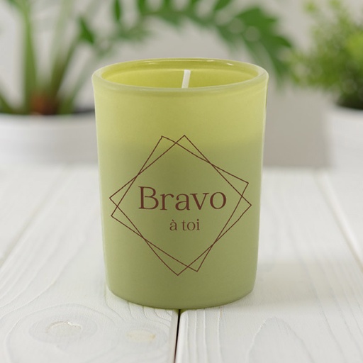 [00123117] BOUGIES DE VOEUX "BRAVO À TOI" (09418)