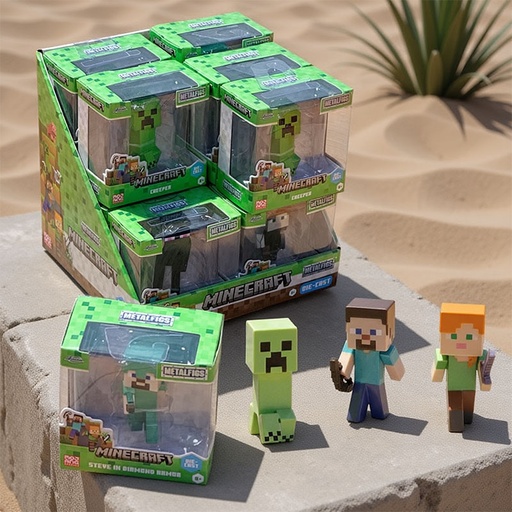 [00015015] MINECRAFT METALFIGS ASSORTIMENT 6,5CM /12
