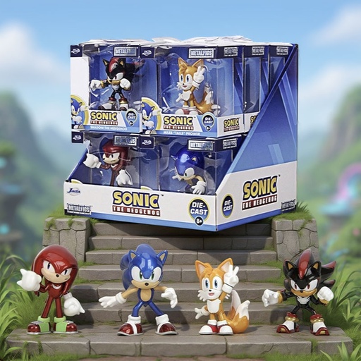 [00015025] SONIC THE HEDGEHOG METALFIGS ASSORTIMENT 6,5CM WAVE-1 /12