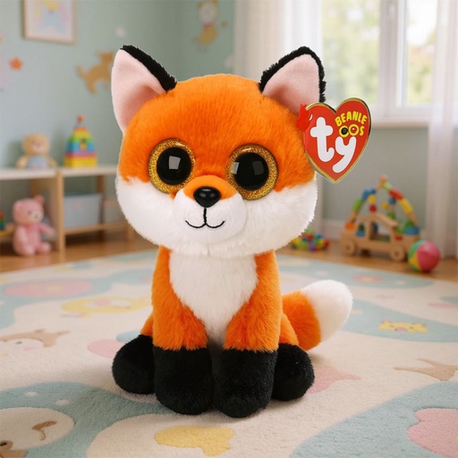 [00021004] TY BEANIE BOO'S MEADOW THE FOX SMALL 15CM