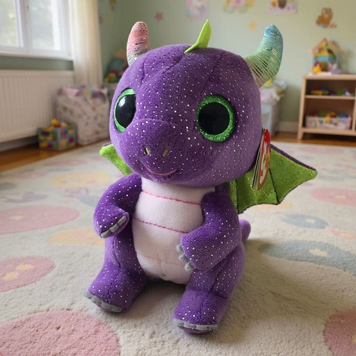 [00021005] TY BEANIE BOO'S DAPHNE THE DINO SMALL 15CM