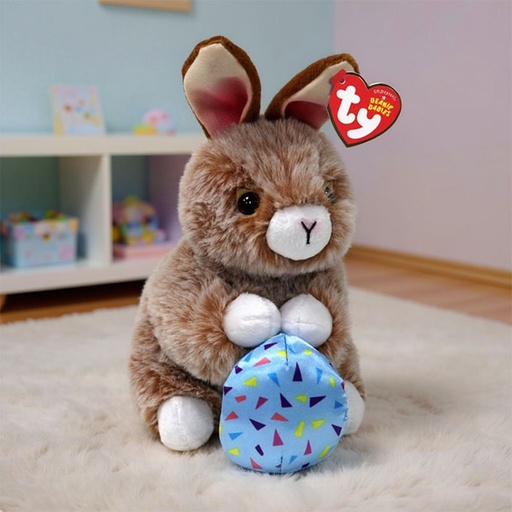 [00021010] TY BEANIE BELLIES PRALINE THE BUNNY SMALL 15CM