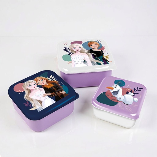 [00130523] SNACK BOXES FROZEN 3pcs