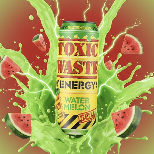 [D0110102] TOXIC WASTE WATERMELON ENERGY 12 x 50cl