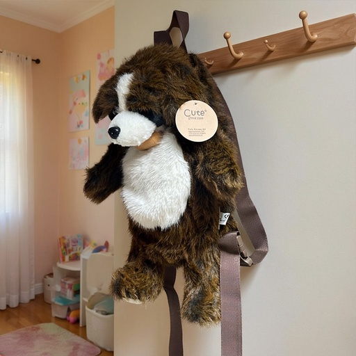 [00021904] BACKPACK ST. BERNARD DOG 42cm