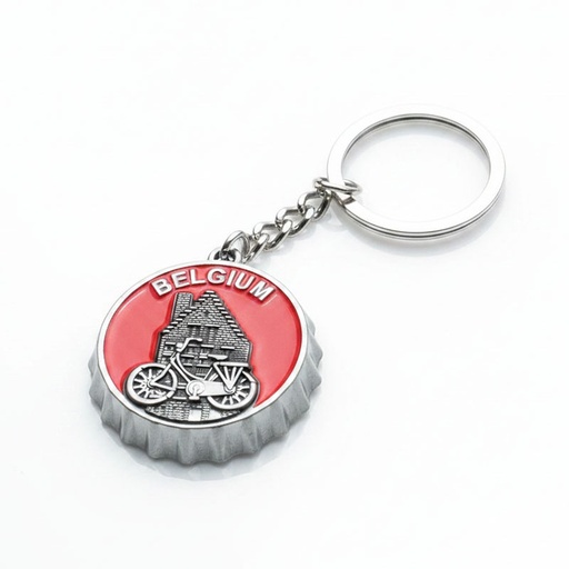 [00120002] KEYCHAIN BELGIUM BIKE