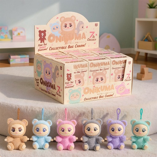 [00021068] ONIKUMA KEYCHAIN PLUCHE BLINDBOX 15cm /9