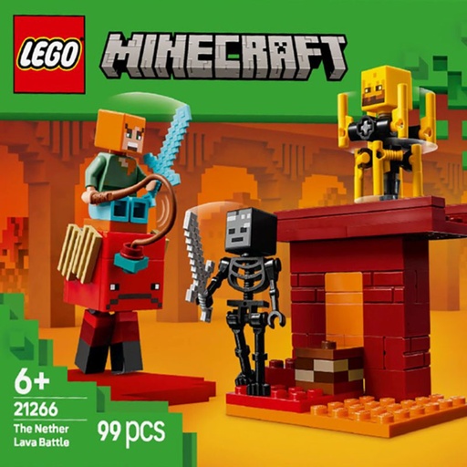 [00111254] LEGO 21266 MINECRAFT THE NETHER LAVA BATTLE