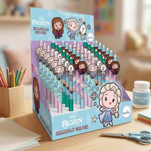 [00070119] GEL PEN WITH ERASER FROZEN /36