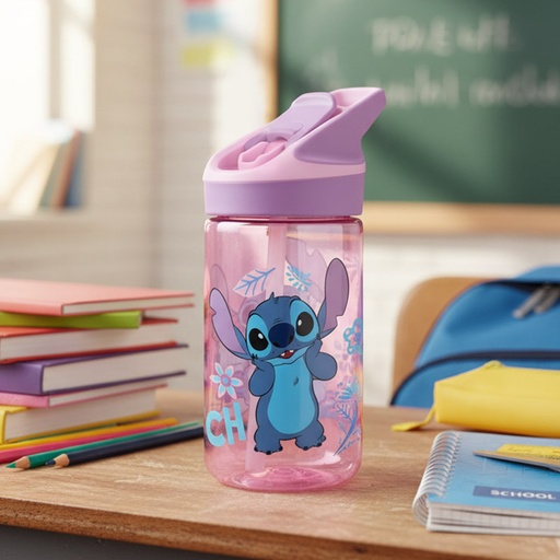 [00130557] TRITAN BOTTLE STITCH PINK JUNGLE 480ml