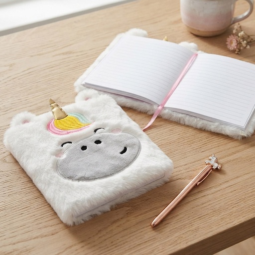 [00070122] NOTEBOOK ADORACORNS FLUFFY UNICORN
