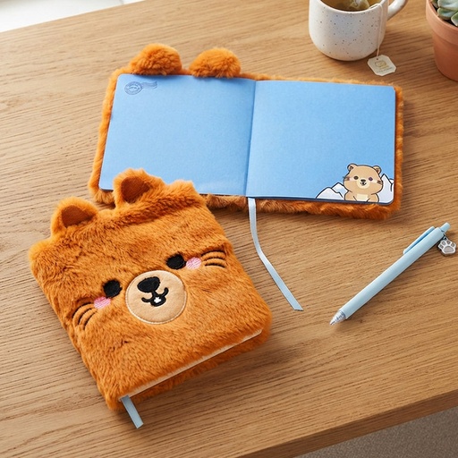 [00070129] NOTEBOOK ADORAMALS FLUFFY MIMMY THE MARMOT