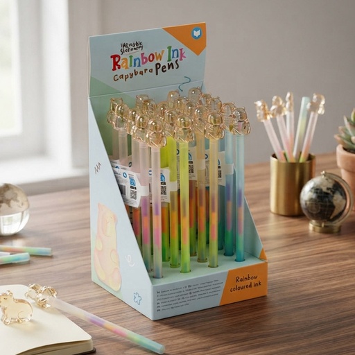 [00070140] PEN CAPYBARA RAINBOW /20