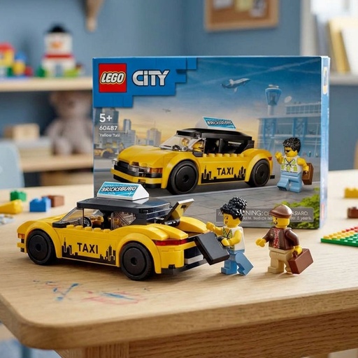 [00111130] LEGO 60487 CITY YELLOW TAXI