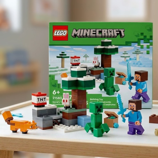[00111255] LEGO 21583 MINECRAFT STEVE'S TAIGA ADVENTURE