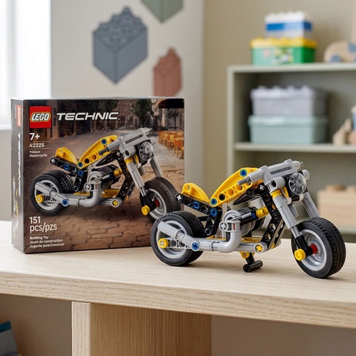 [00111308] LEGO 42225 TECHNIC YELLOW MOTORBIKE