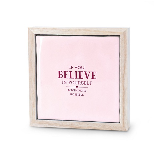 [00130006] LIEFS LIJSTJE - BELIEVE QUOTE