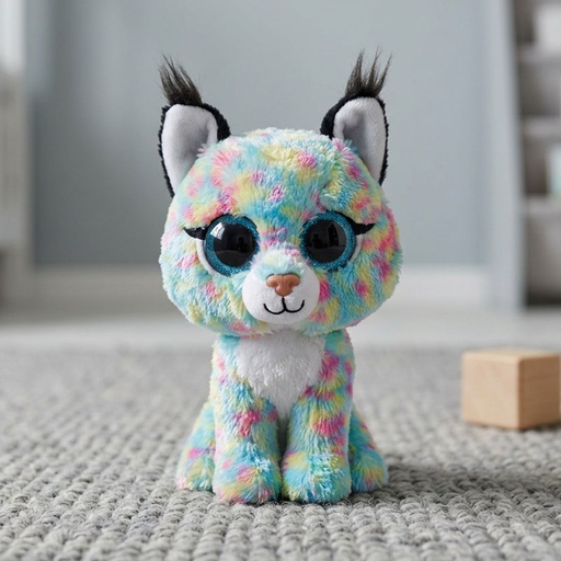[00020436] TY BEANIE BOO'S SMALL -  LYNX THE BOBCAT 15cm