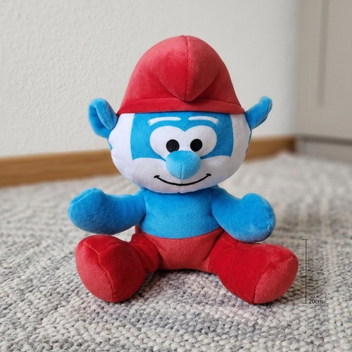 [00020604] TY SMURFS SMALL - PAPA SMURF 15cm