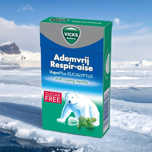 [C0104001] VICKS EUCALYPTUS GROEN 20 X 40 GR