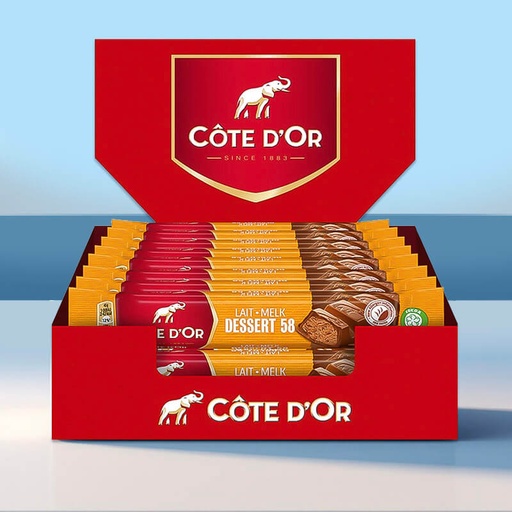 [C0603003] COTE D'OR DESSERT 58 MELK 32x45g