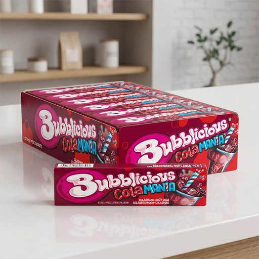 [C0601000] BUBBLICIOUS COLA 18x39g