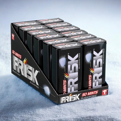 [C0902003] FRISK XL BLACK MINT 12x35g