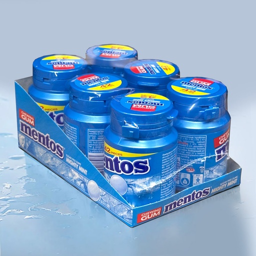 [C0904000] MENTOS CUP MIGHTY MINT 6x60g