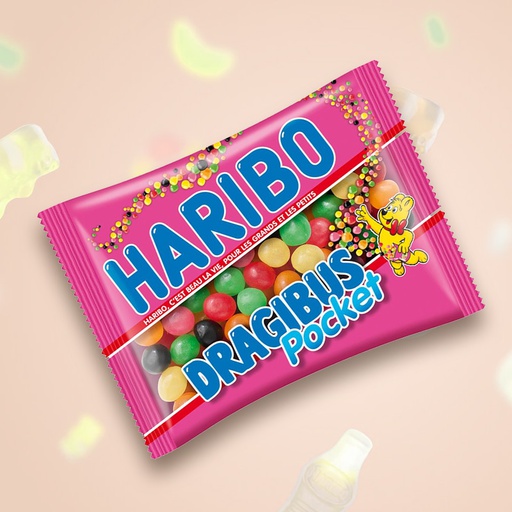 [C0301000] HARIBO DRAGIBUS POCKET 18x80g