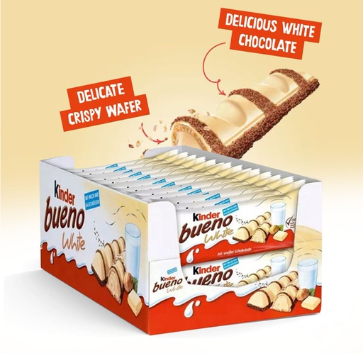 [C0401001] KINDER BUENO WHITE T2 30x39g