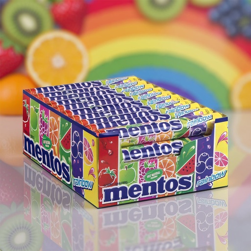 [C0904045] MENTOS ROL RAINBOW 40x38g