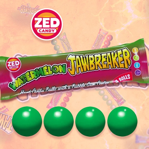 [C1101006] JAWBREAKER WATERMELON 4pcs x 40