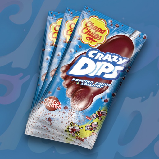 [C1104000] CRAZY DIPS COLA 24x16g