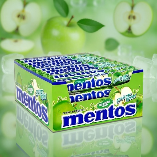 [C0904043] MENTOS ROL GREEN APPLE 40x38g