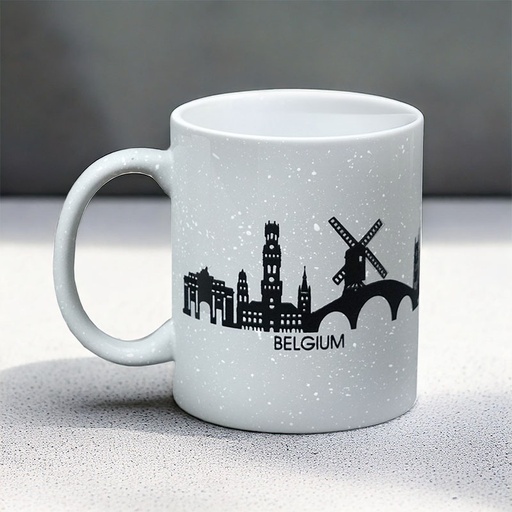 [00120012] MUG BELGIUM 2 ( BELGIAN SILHOUETS )