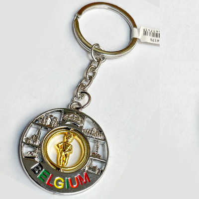[00120019] KEYCHAIN BELGIUM 6 (VIEWS OF BELGIUM )