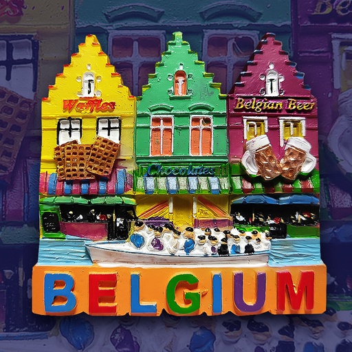 [00120004] MAGNET BELGIUM 2 ( BELGIUM HOUSES BOAT )