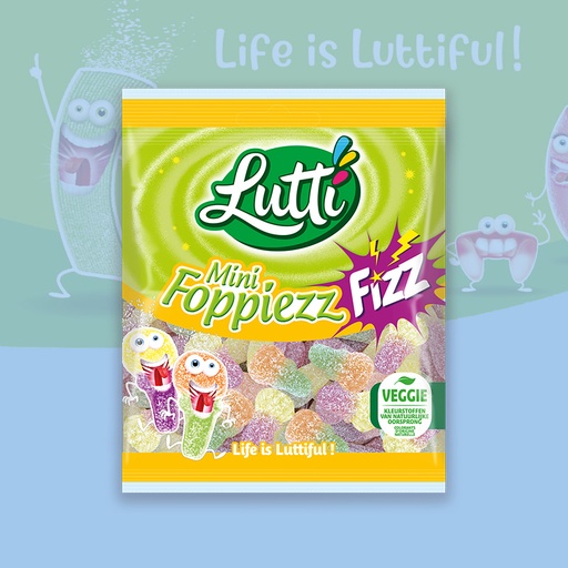 [C0105005] LUTTI MINI FOPPIES VEGGIE 12 X80g