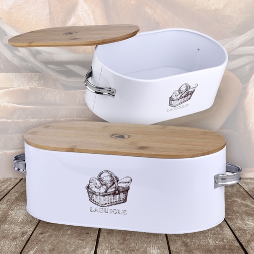 [40268777] LAGUIOLE BREAD BIN GALVALIZED STEEL