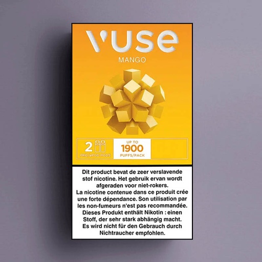 [00002048] VUSE CLASSIC MANGO 2 PODS 18mg /5 &