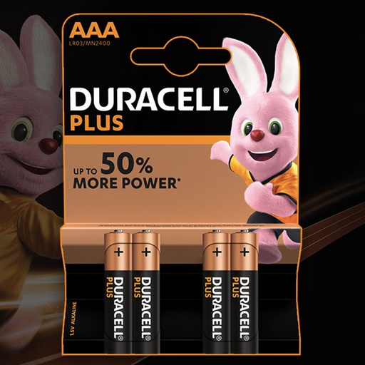 [00007601] DURACELL PLUS POWER "AAA" 4pcs LR03 /10