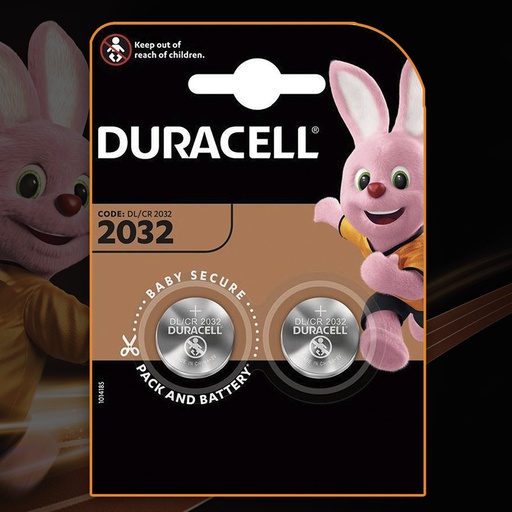[00007605] DURACELL LITHIUM "2032" 2pcs /10