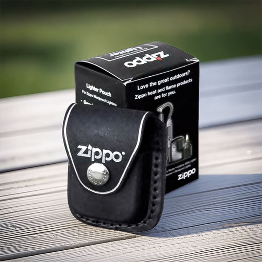 [Z60001219] ZIPPO LIGHTER POUCH BLACK w/ CLIP