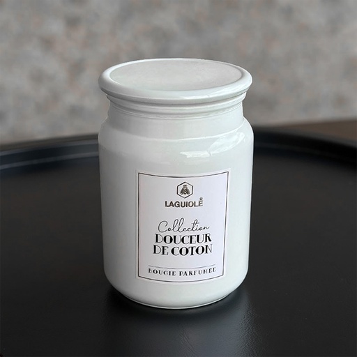 [40269833] LAGUIOLE CANDLE COTTON FLOWER 250g